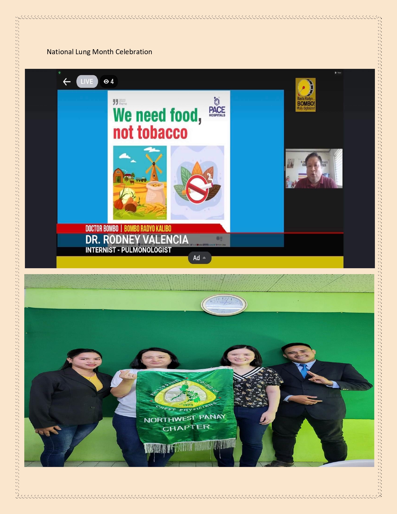 Northwest Panay Chapter of The Philippine College of  Chest Physicians (PCCP)